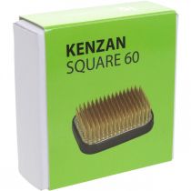 Produkt Łodyga kwiatowa Kenzan Ikebana, srebrny mosiądz, prostokątna, 60×45 mm