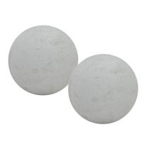 Produkt Kwiatowa kula piankowa wtykana kulka szara Ø12cm 6 szt