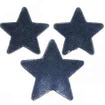 Produkt Dekoracje świąteczne rozproszone, gwiazdki rozproszone, niebieskie Ø4/5cm 40 sztuk