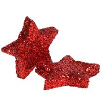 Produkt Gwiazdka Brokatowa 1,5cm do posypania czerwona 144szt