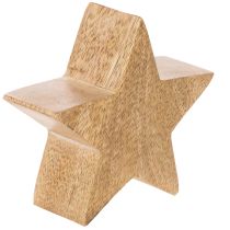 Produkt Dekoracyjna figurka gwiazdy, dekoracja stołu, 10 cm, 3 sztuki
