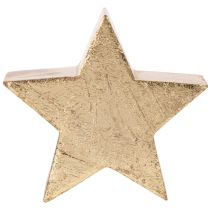 Produkt Dekoracyjna gwiazda bożonarodzeniowa na stół lub półkę, 10cm, 3 sztuki