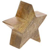 Produkt Dekoracyjna gwiazda bożonarodzeniowa na stół lub półkę, 10cm, 3 sztuki