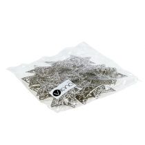 Produkt Gwiazda z metalu srebrna 6cm 20 szt
