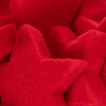 Produkt Mała dekoracyjna gwiazda, dekoracja flokowana, 5 cm, 40 sztuk