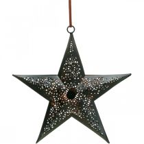 Produkt Wieszak świąteczny Star Metal Star Black W19cm