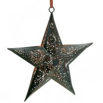 Produkt Wieszak świąteczny Star Metal Star Black W19cm