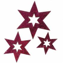 Produkt Dekoracja rozproszona gwiazda fioletowa 3-5cm 48szt.