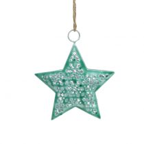 Produkt Gwiazda miętowo-zielona do zawieszenia 9,5cm 1 szt