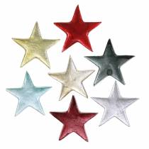 Produkt Deco gwiazdki różne kolory matowe 4cm 12szt.