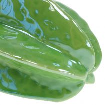 Produkt Ceramiczna dekoracja karambola karambola 10 cm, zielona, zestaw 3 elementów