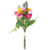 Produkt Bukiet ze sztucznych kwiatów, wiosenna dekoracja do salonu i biura, 37 cm