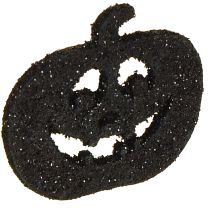 Produkt Dekoracja rozproszona Dekoracja dyni Halloween 4cm czarna, brokat 72 szt