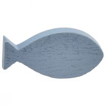 Produkt Dekoracja rozproszona dekoracja drewniana rybka niebiesko-biała morska 3–8cm 24szt