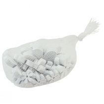 Produkt Dekoracja rozproszona drewniana dekoracja stołu białe kwiaty Ø2cm–6cm 20 szt