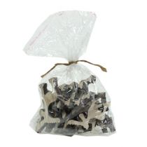 Produkt Dekoracja rozproszona drewniany łoś, dekoracja stołu, bielona adwentowa 30 szt