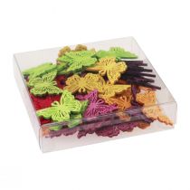 Produkt Dekoracja rozproszona motyl drewniana dekoracja stołu wiosna 4×3cm 72 szt