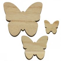 Motyle ozdobne rozproszone Drewniane motyle ozdobne 2,5-6,5cm 29 sztuk