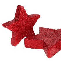 Produkt Ozdoba punktowa gwiazdki czerwone, mika 4-5cm 40 szt