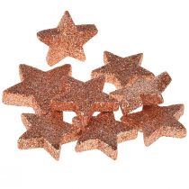 Produkt Dekoracja rozproszona Gwiazdki świąteczne Gwiazdki rozproszone różowe Ø4/5cm 40 szt