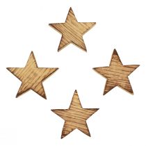Produkt Dekoracja rozproszona Gwiazdki świąteczne płomieniowane drewniane gwiazdki 5,5cm 12szt