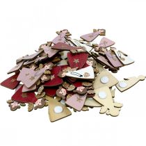 Produkt Drewniany aniołek posypka aniołek dekoracja posypka aniołek 4,5×3cm 72 szt