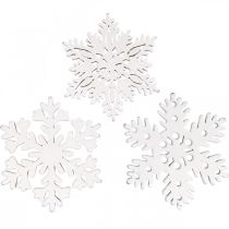 Produkt Posyp kawałki płatka śniegu, posyp dekoracją kryształek lodu 3,5cm 72 szt
