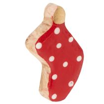 Produkt Skarpetki w groszki, ozdoba stołu świątecznego, 6 cm, 8 sztuk