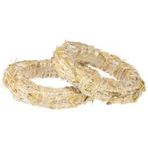 Produkt Wianek słomiany, podstawa do wianka słomianego, pierścień słomiany 15/3cm, 2 sztuki