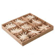 Produkt Tradycyjne słomiane ozdoby choinkowe do dekoracji świątecznych