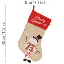 Produkt Skarpeta świąteczna z motywem do zawieszenia, 50cm, 3 sztuki