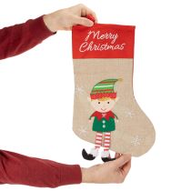 Produkt Skarpeta świąteczna z motywem do zawieszenia, 50cm, 3 sztuki
