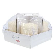 Produkt Świeca okrągła 130/100 kremowa 4 szt