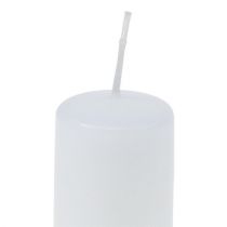 Produkt Świece pieńkowe białe Świece adwentowe małe świeczki 60/40mm 24 szt