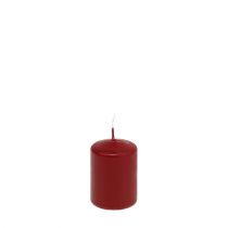 Produkt Świece stojące H70mm Ø50mm świece stare czerwone 12 szt