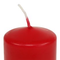 Produkt Świeca okrągła 80/40 czerwona 24 szt