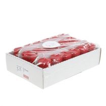 Produkt Świeca okrągła 80/40 czerwona 24 szt