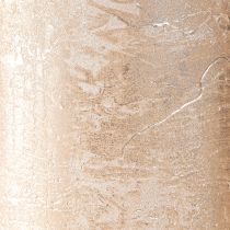 Produkt Świece pieńkowe jednobarwne jasne złoto 85×200mm 2 szt