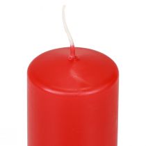 Produkt Świece filarowe czerwone Świece adwentowe świece czerwone 100/50mm 24szt