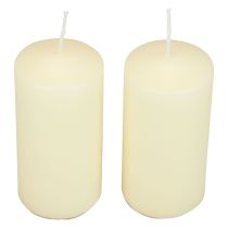 Produkt Świece filarowe H100 Ø50cm Świece kremowe 12 szt.