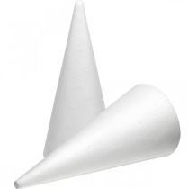 Produkt Rożki styropianowe białe 26cm x12cm 5 sztuk