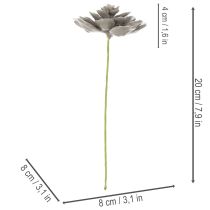 Produkt Sztuczny sukulent wosk sztuczna roślina z drutem 8cm 8szt