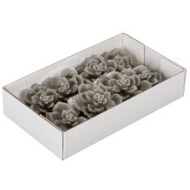 Produkt Sztuczny sukulent wosk sztuczna roślina z drutem 8cm 8szt