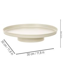 Produkt Taca dekoracyjna 30 cm metalowy spodek do dekoracji roślin