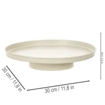 Produkt Taca dekoracyjna 30 cm metalowy spodek do dekoracji roślin