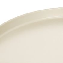 Produkt Taca dekoracyjna 30 cm metalowy spodek do dekoracji roślin