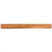 Produkt Prostokątna taca wykonana z olejowanego drewna akacjowego o wymiarach 40x15x4cm