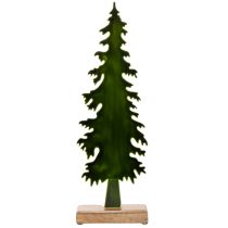 Produkt Dekoracyjna choinka na drewnianej podstawie, dekoracja stołu, Boże Narodzenie, 46cm