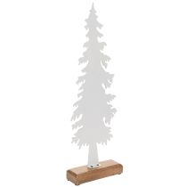 Produkt Dekoracyjna choinka na drewnianej podstawie, dekoracja stołu, Boże Narodzenie, 46cm