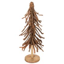 Produkt Choinka z gałązek wierzbowych na drewnianej podstawie, 48cm